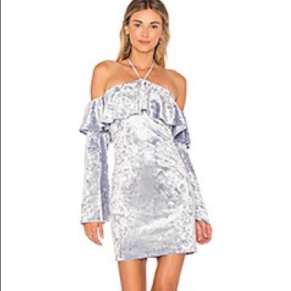 Blue/ silver dress